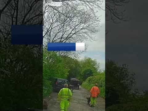 Driver hits road worker after ignoring closure sign