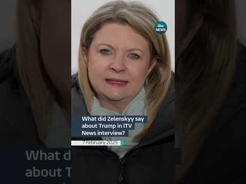 What did Zelenskyy say about Trump in ITV News interview?