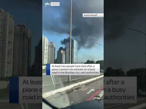 Deadly plane crash in Sao Paulo