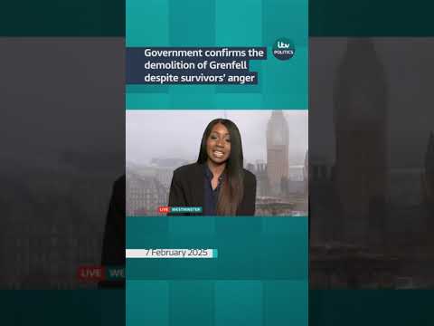 Government confirms the demolition of Grenfell despite survivors’ anger
