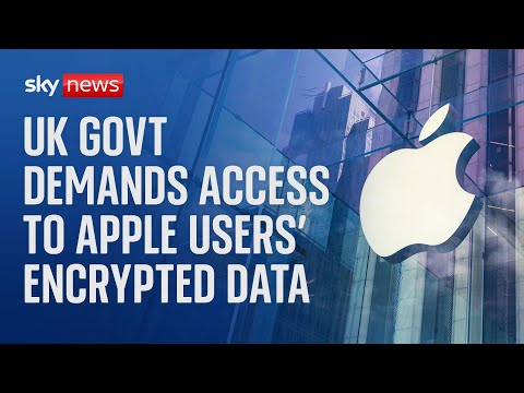 Apple ordered by UK government to let it access users’ encrypted files, reports say