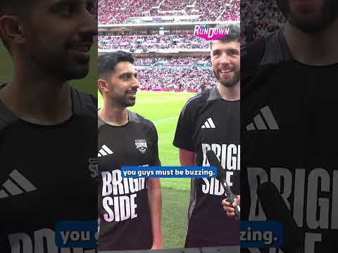 Catching up with @Sidemen  for their annual charity match at a sold out Wembley!  #itvnews