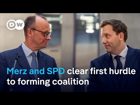Germany: CDU/CSU and SPD to begin formal coalition negotiations | DW News