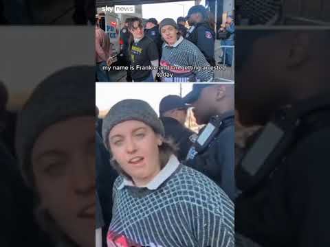 Protesters arrested at Tesla showroom