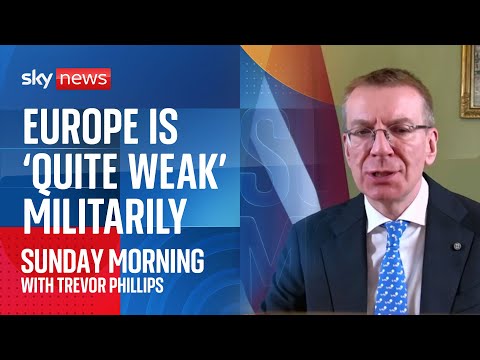 Latvia’s president says Europe should ‘absolutely’ introduce conscription