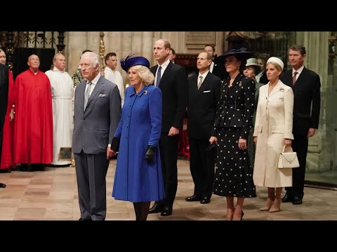 Royals go to Commonwealth Day service at Westminster Abbey