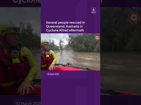 Flood rescue efforts in Australia