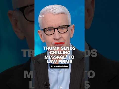 Trump sends ‘chilling message’ to law firms