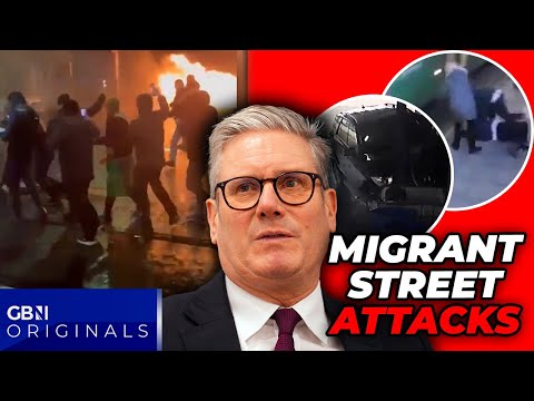 WATCH: Migrant violence FLARES on streets as small boat arrivals SOAR amid calls to DEPORT criminals