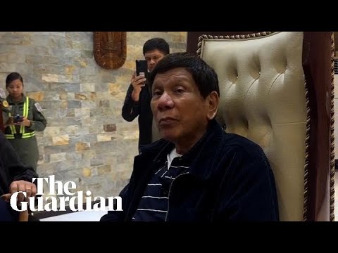 Rodrigo Duterte questions reason for his arrest after ICC warrant