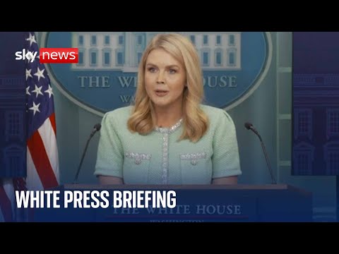 White House holds press briefing as Trump escalates Canada trade war
