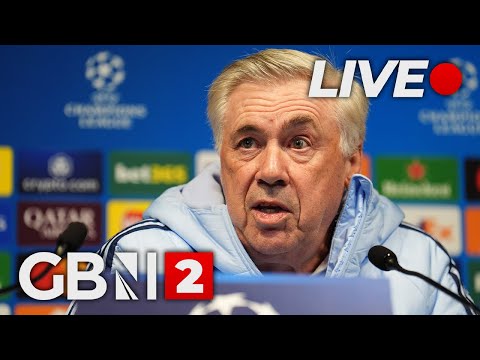WATCH LIVE: Real Madrid coach Carlo Ancelotti and a player hold presser Ahead of UCL tie