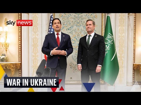 Ukraine accepts 30-day ceasefire proposal – Sky News coverage