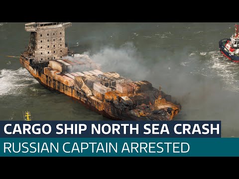 Cargo ship captain arrested for gross negligence manslaughter in North Sea crash is Russian national