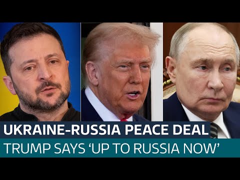 Trump says US team en route to Russia to pressure Putin to accept ceasefire with Ukraine