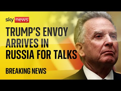 BREAKING: Trump’s envoy Steve Witkoff arrives in Moscow for talks