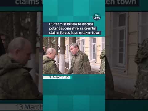 A US envoy arrived in Moscow for talks on an American-proposed 30-day ceasefire. #itvnews