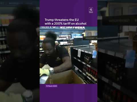 Trump threatens the EU with a 200% tariff on alcohol