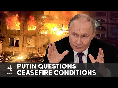 Putin supports idea of Ukraine ceasefire – but questions peace conditions