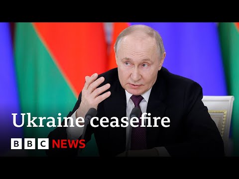 Russia agrees with Ukraine peace proposal, but says it should lead to ‘enduring peace’ | BBC News