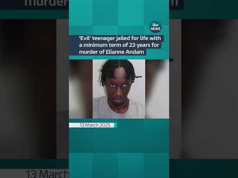 ‘Evil’ teenager jailed for life with a minimum term of 23 years for murder of Elianne Andam