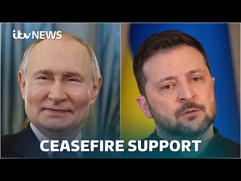 Putin supports a ceasefire with Ukraine but says it must lead to ‘lasting peace’