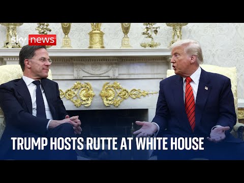 Trump says Putin remarks ‘promising’ but not complete during meeting with NATO chief