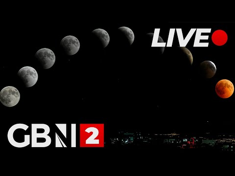 LIVE: Views of total lunar eclipse from LA – Credit: Griffith Observatory