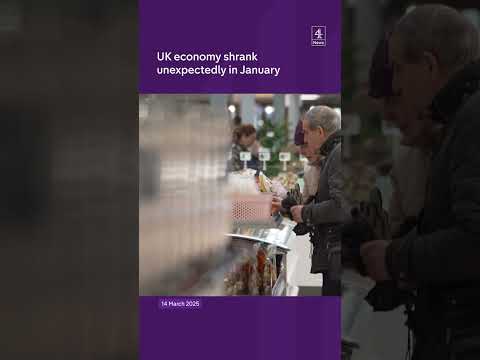 UK economy shrank in January