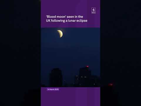 ‘Blood moon’ seen in rare lunar eclipse