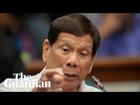 Rodrigo Duterte makes first appearance at ICC hearing in the Hague via video link – watch live