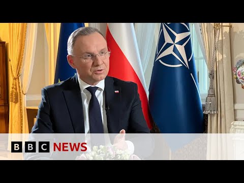 Poland’s president calls for US nuclear support | BBC News