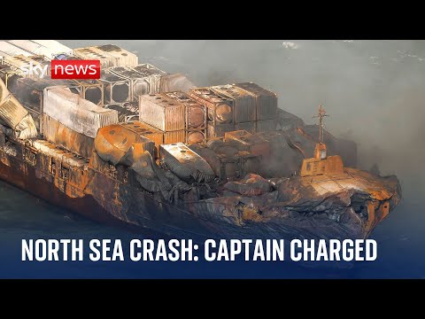 Russian captain of ship in North Sea crash charged with gross negligence manslaughter
