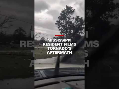 Mississippi resident films tornado’s aftermath
