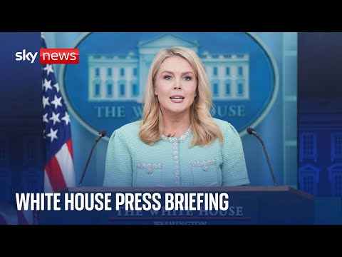 White House press briefing ahead of Donald Trump and Vladimir Putin’s call tomorrow