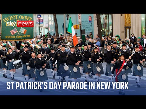 St Patrick’s Day parade in New York City