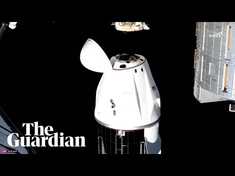 The Dragon spacecraft undocks from the ISS as astronauts begin ‘belated’ trip home