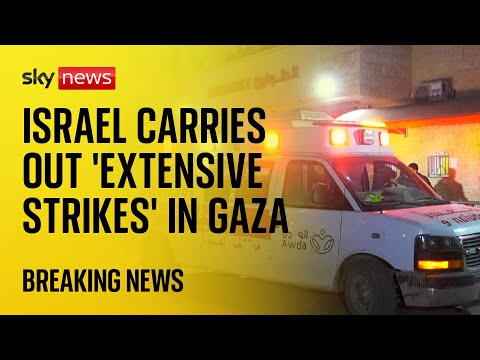 Israel carries out ‘extensive strikes’ in Gaza overnight