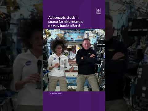 Astronauts stuck in space for nine months on way back to Earth