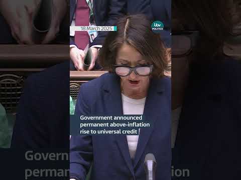 Government has announced permanent above-inflation rise to universal credit | ITV News