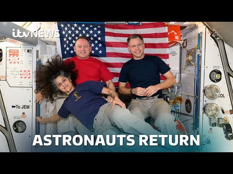 Stranded NASA astronauts land back on Earth in SpaceX capsule – Follow their arrival live