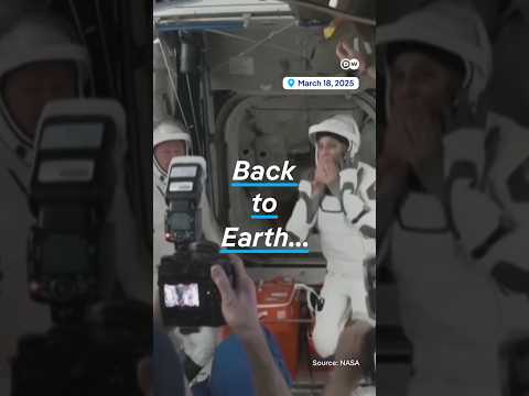 ‘Stranded’ astronauts on their way home | DW News