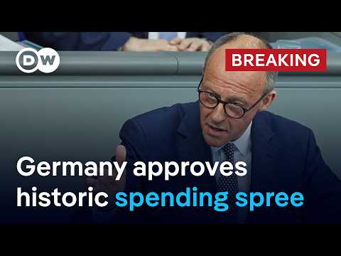 Germany’s passes trillion-euro bill to boost spending on defense, infrastructure, climate | DW News