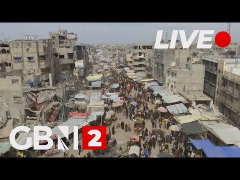 LIVE NOW: View of Khan Younis a day after Israel blocked aid into Gaza