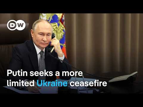 Putin agrees temporary halt on strikes on Ukraine’s energy facilities in call with Trump | DW News