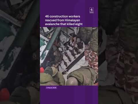 Himalayan avalanche: 46 rescued and eight killed