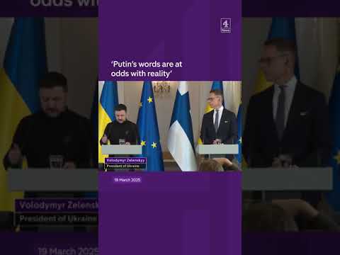 ‘Putin’s words are at odds with reality’
