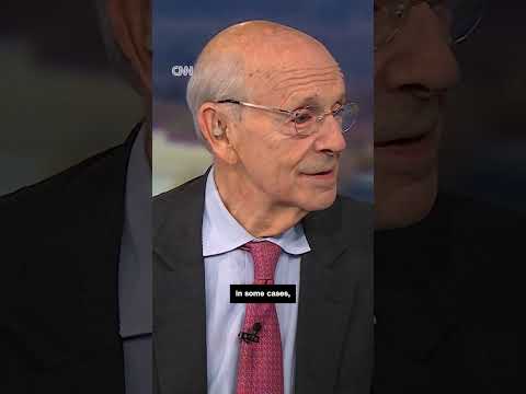 Justice Breyers reacts to Chief Justice Roberts’ statement