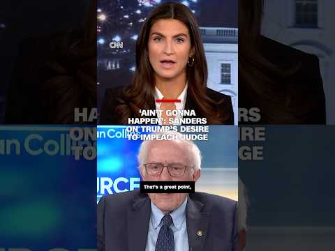 ‘Ain’t gonna happen’: Sanders on Trump’s desire to impeach judge