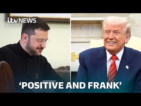 Trump says call with Zelenskyy ‘very good’ as ceasefire talks continue | ITV News